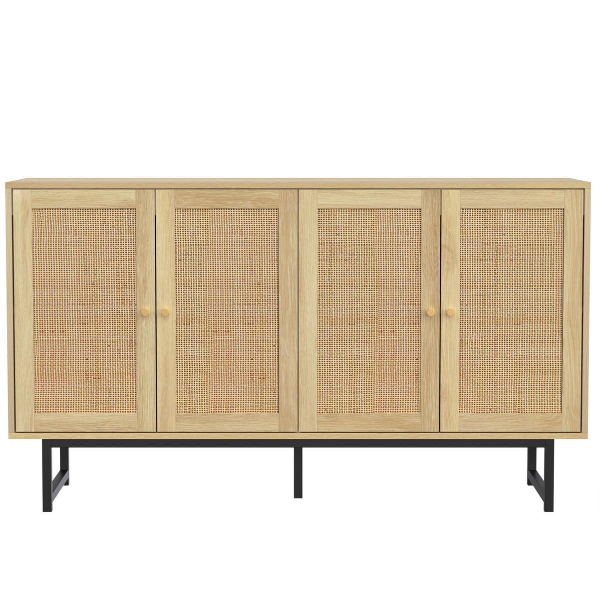 SIDEBOARD Brown 140/39,5/80 cm - Braun, Holz (39/80/140cm) - Urban Meuble