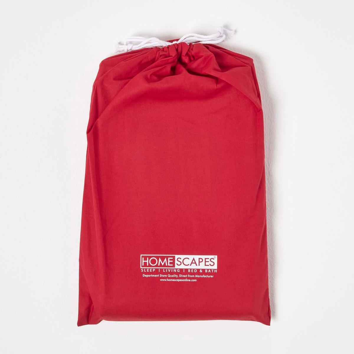 KINDER-SPANNBETTLAKEN 2er-Set, Ägyptische Baumwolle, 70/140 cm - Rot, Textil (70/140cm) - Homescapes