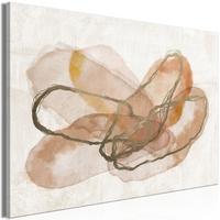 KUNSTDRUCK Braun 90/60 cm - Braun/Grau, Textil (90/60cm) - KUNSTLOFT