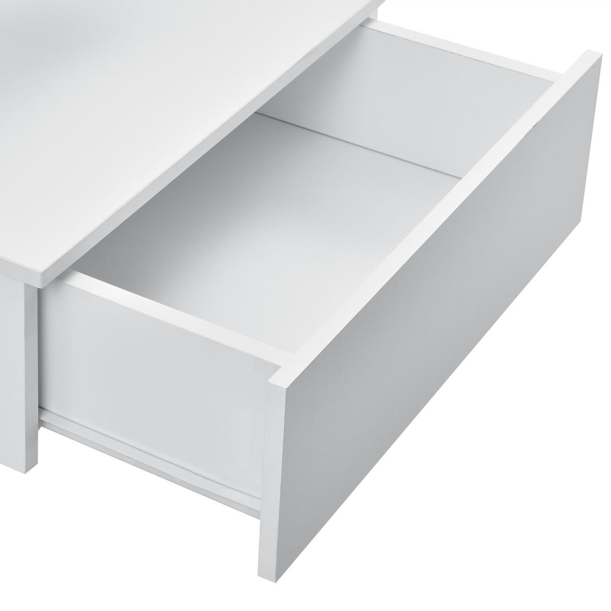 WANDSCHRANK Amberg - Weiß, Holzwerkstoff (40/31/35cm) - [en.casa]