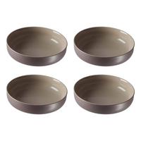 SCHALEN Jasper Taupe ø 19.0 cm 4er Set - Taupe, Keramik (19cm) - Ritzenhoff Breker