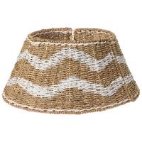 WEIHNACHTSBAUMKRAGEN 24 cm Naturfarben Hiver - Naturfarben, Naturmaterialien (24cm) - Beliani