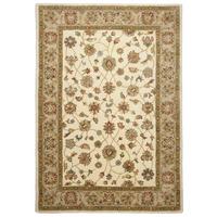 HANDTUFTTEPPICH Royal Ziegler 70x140 cm - Creme, Textil (70/140cm) - THEKO