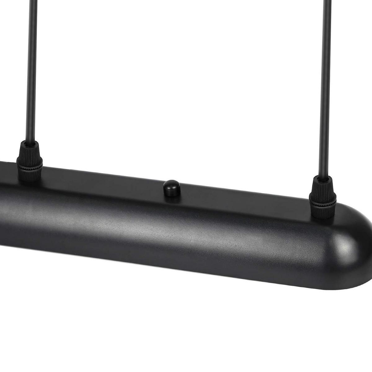 PENDELLEUCHTE Kaelisyn 50/15/144 cm - Schwarz, Metall (50/15/144cm) - ZMH