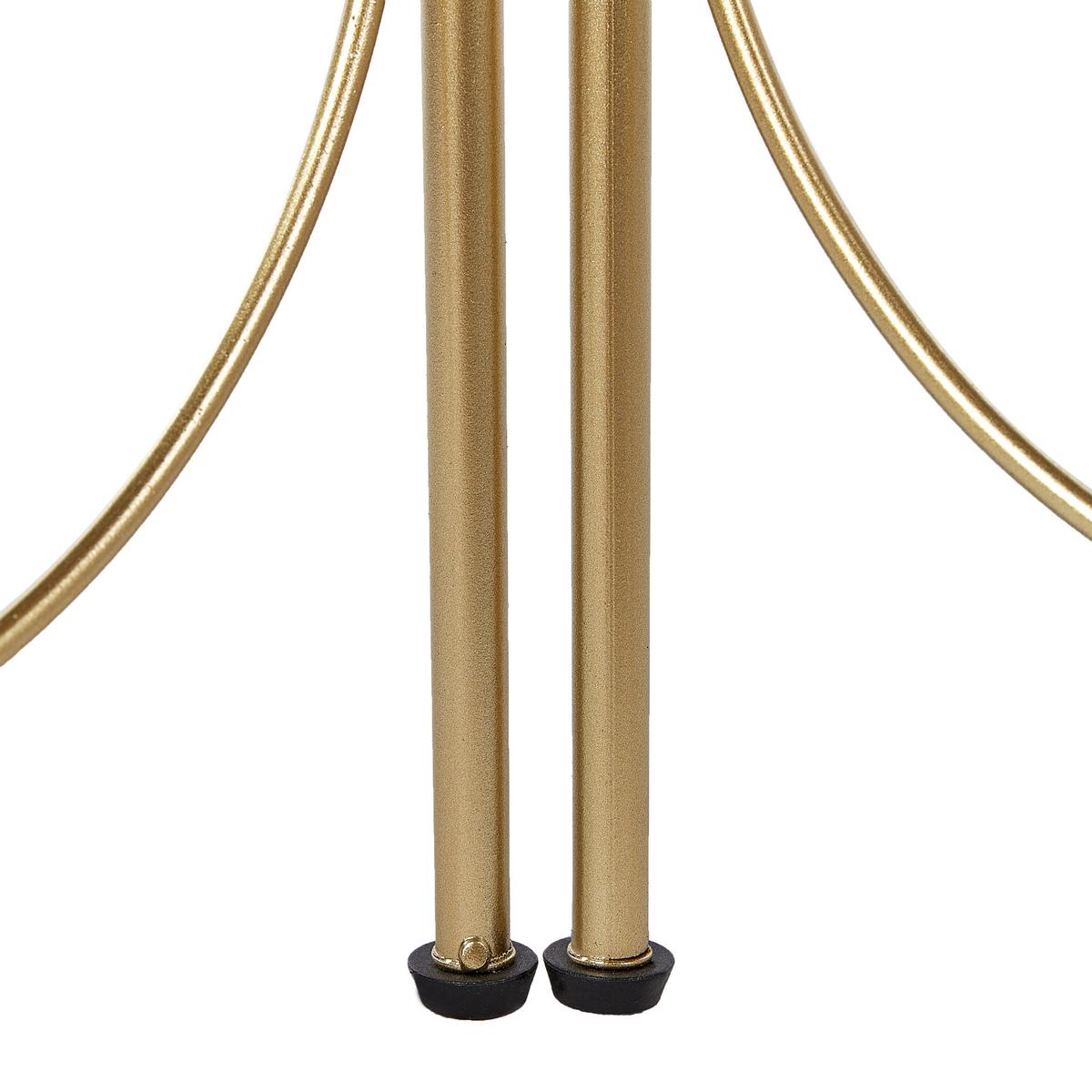 RAUMTEILER 3-teilig Gold 100 cm 170 cm Turania - Goldfarben, Metall (100/170/1cm) - Beliani