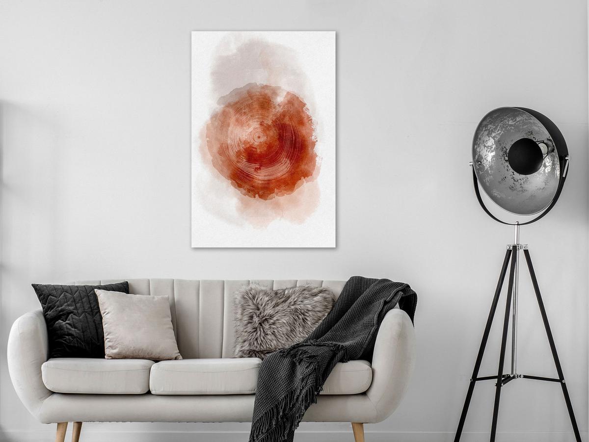 KUNSTDRUCK Grau 80/120 cm - Braun/Grau, Textil (80/120cm) - KUNSTLOFT
