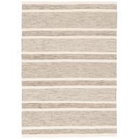 NATUR TEPPICH WOLLE RANA STREIFEN - Creme/Grau, Textil (120/180cm) - Pergamon