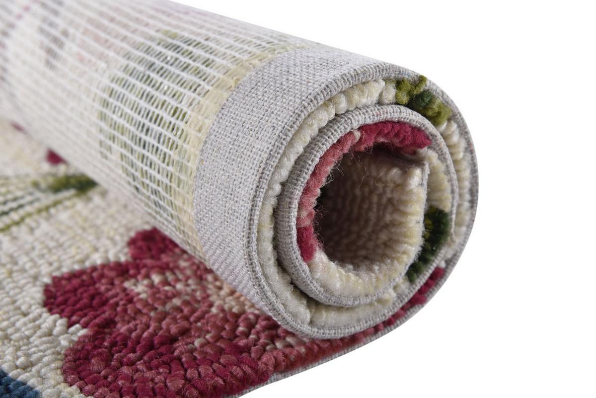 OUTDOORTEPPICH Rosetta 120x180 cm - Weiß, Textil (120/180cm) - Gino Falcone