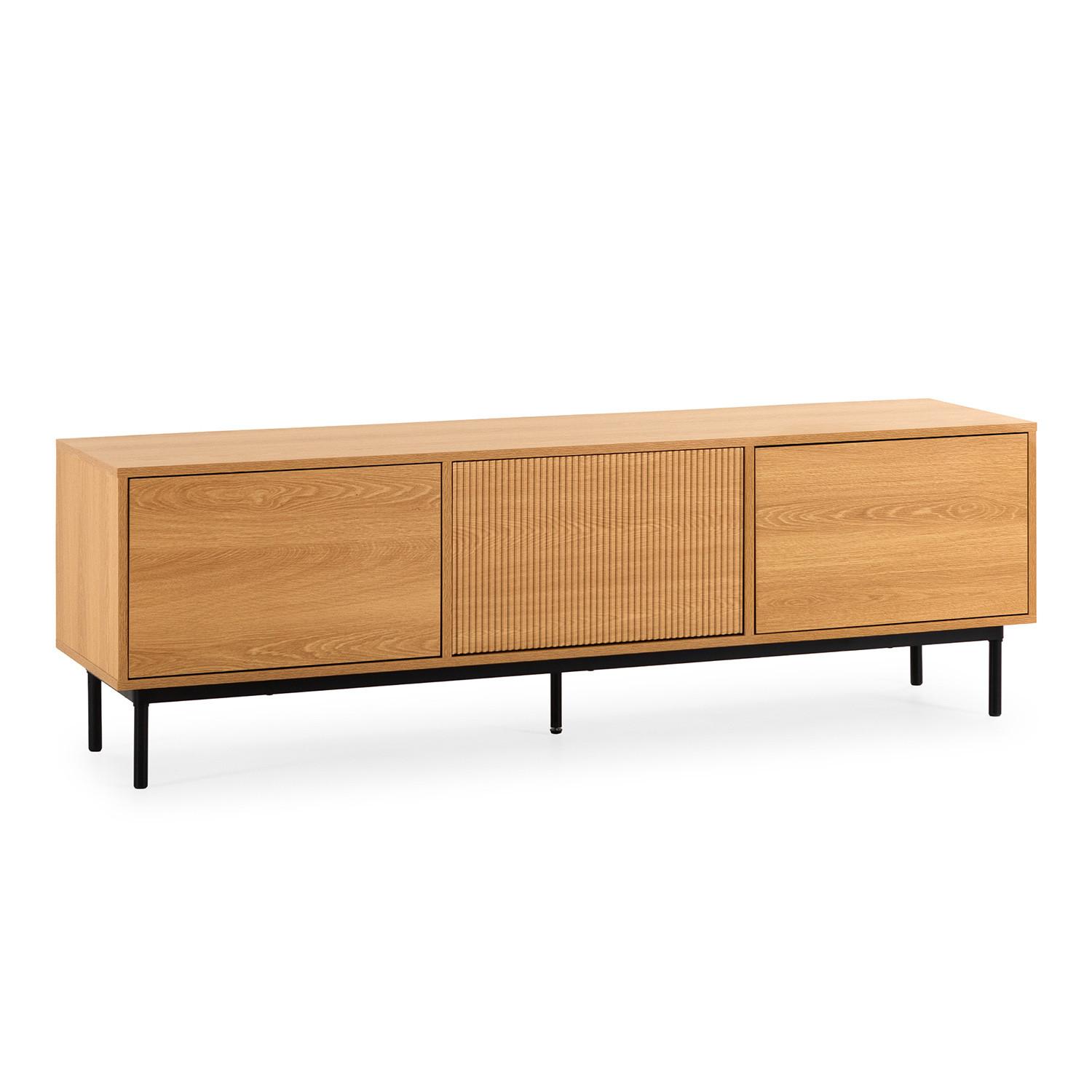 TV-ELEMENT Florida 3 türen Eiche-Optik - Eichefarben, Holzwerkstoff (160/50/40cm) - VS Venta-stock