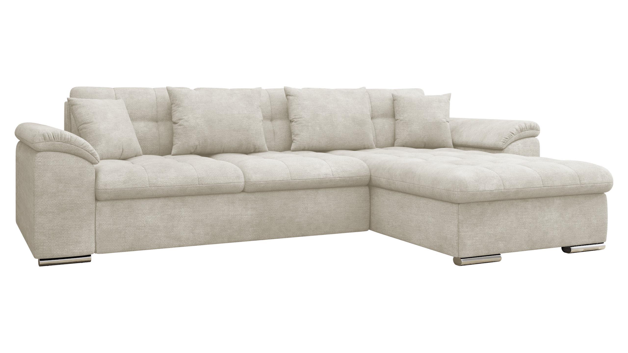 ECKSOFA Diana, Seite: Rechts - Naturfarben, Holz/Textil (280/160cm) - MIRJAN24