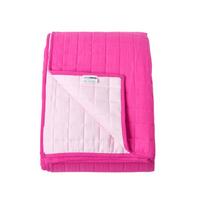 TAGESDECKE gesteppt mit Wende-Design, 150/200 cm - Rosa, Textil (150/200cm) - Homescapes