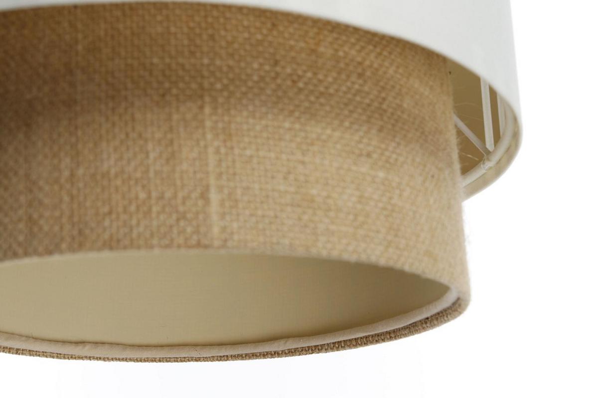 HÄNGELEUCHTE Weiß 25/105 cm - Braun, Kunststoff (30/0.4/105cm) - ONZENO