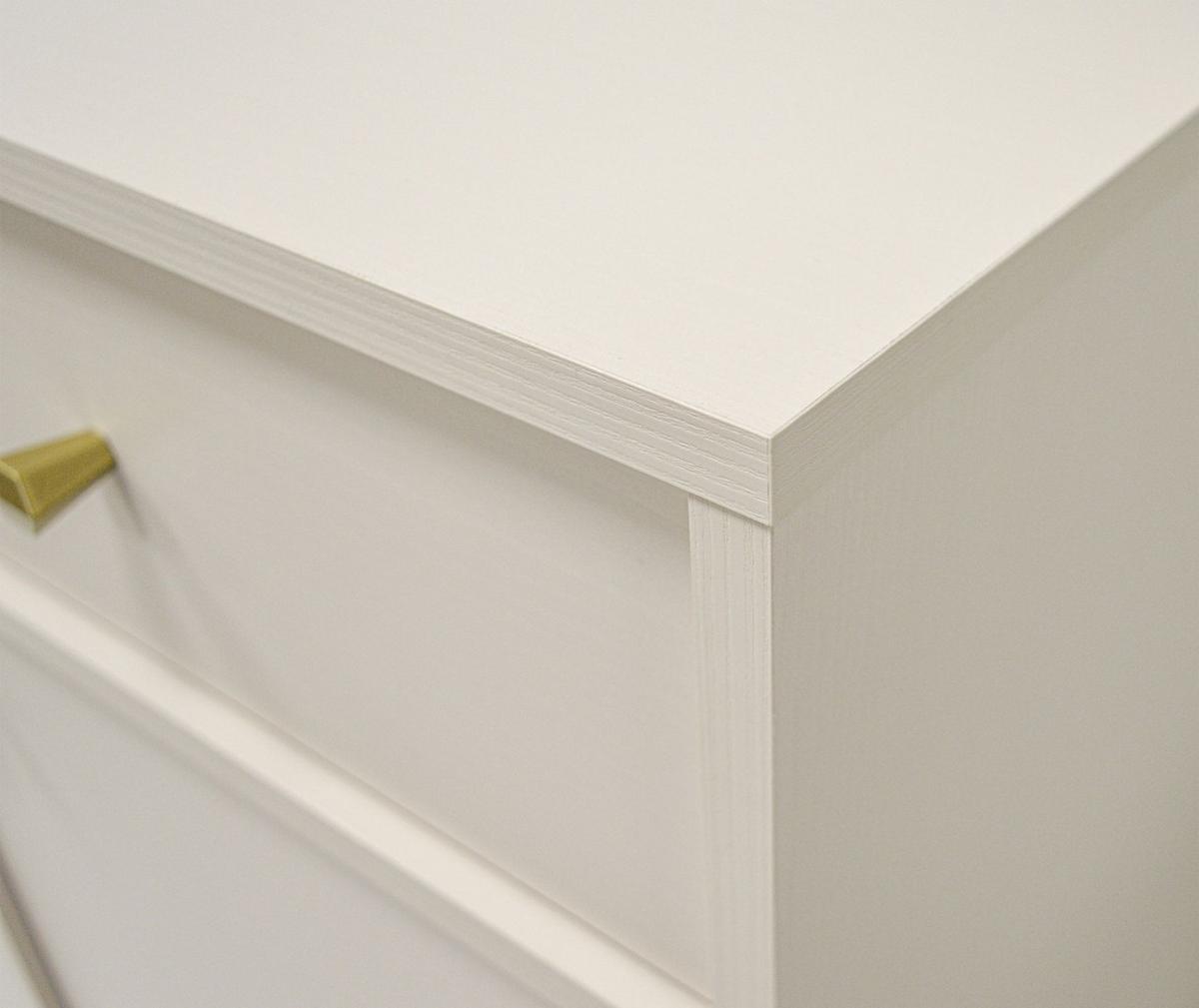 NACHTTISCH Oktio Sandbeige 52 cm - Beige/Goldfarben, Holzwerkstoff/Metall (51.8/50/40.8cm) - Selsey