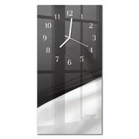 WANDUHR aus Glas 30x60 cm - Kontrast - Multicolor, Glas (30/60/0.4cm) - TULUP