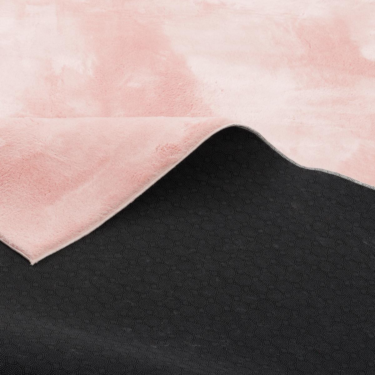 FELLTEPPICH SUPER SOFT PEARL - Rosa, Textil (80/150cm) - Pergamon