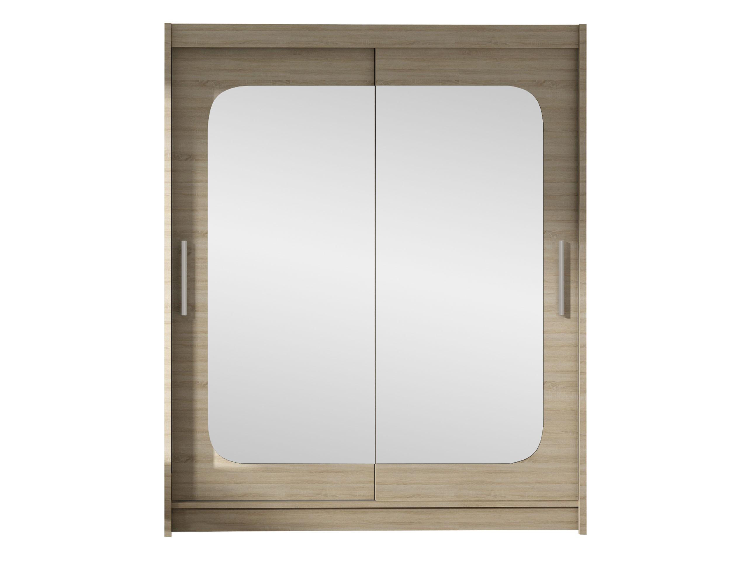 SCHWEBETÜRENSCHRANK Westa XII - Silberfarben/Sonoma Eiche, Holzwerkstoff/Metall (150/200/58cm) - MIRJAN24