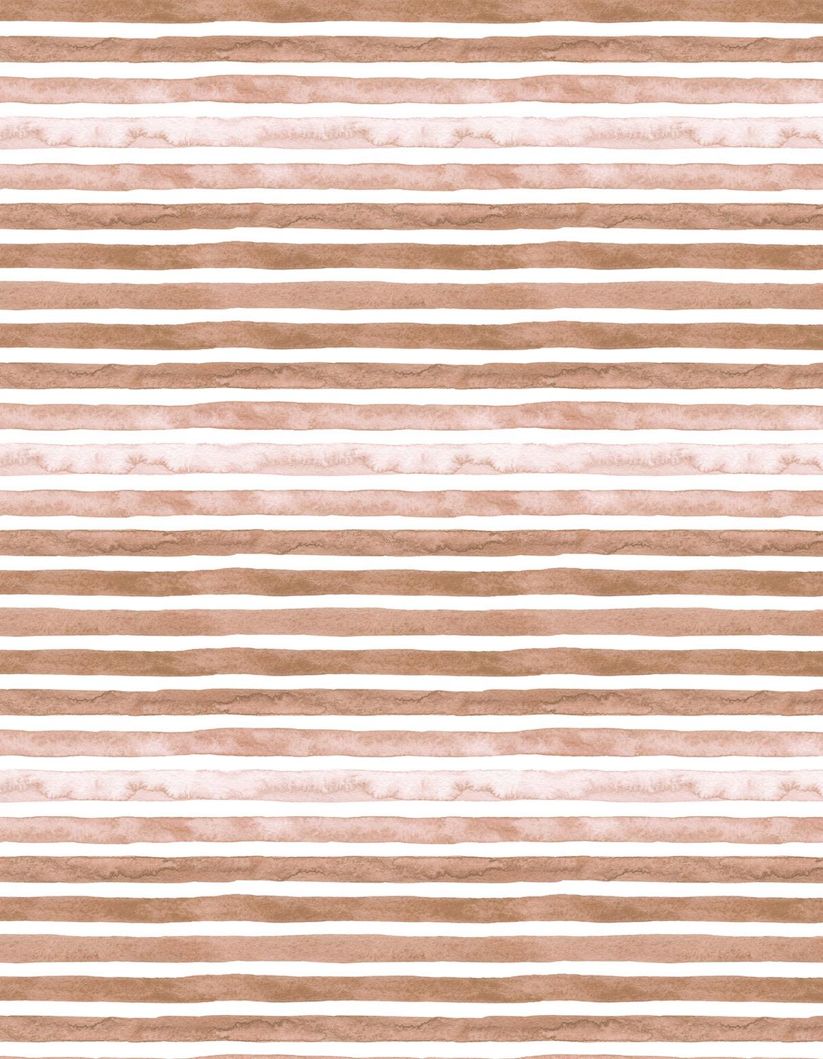 VERDUNKELUNGSROLLO 140x180 cm Braun bemalte Streifen - Braun, Textil (140/180cm) - TULUP