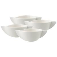 SUPPENTASSEN NewWave weiß 450 ml 4er Set - Weiß, Keramik (0.45L) - Villeroy & Boch