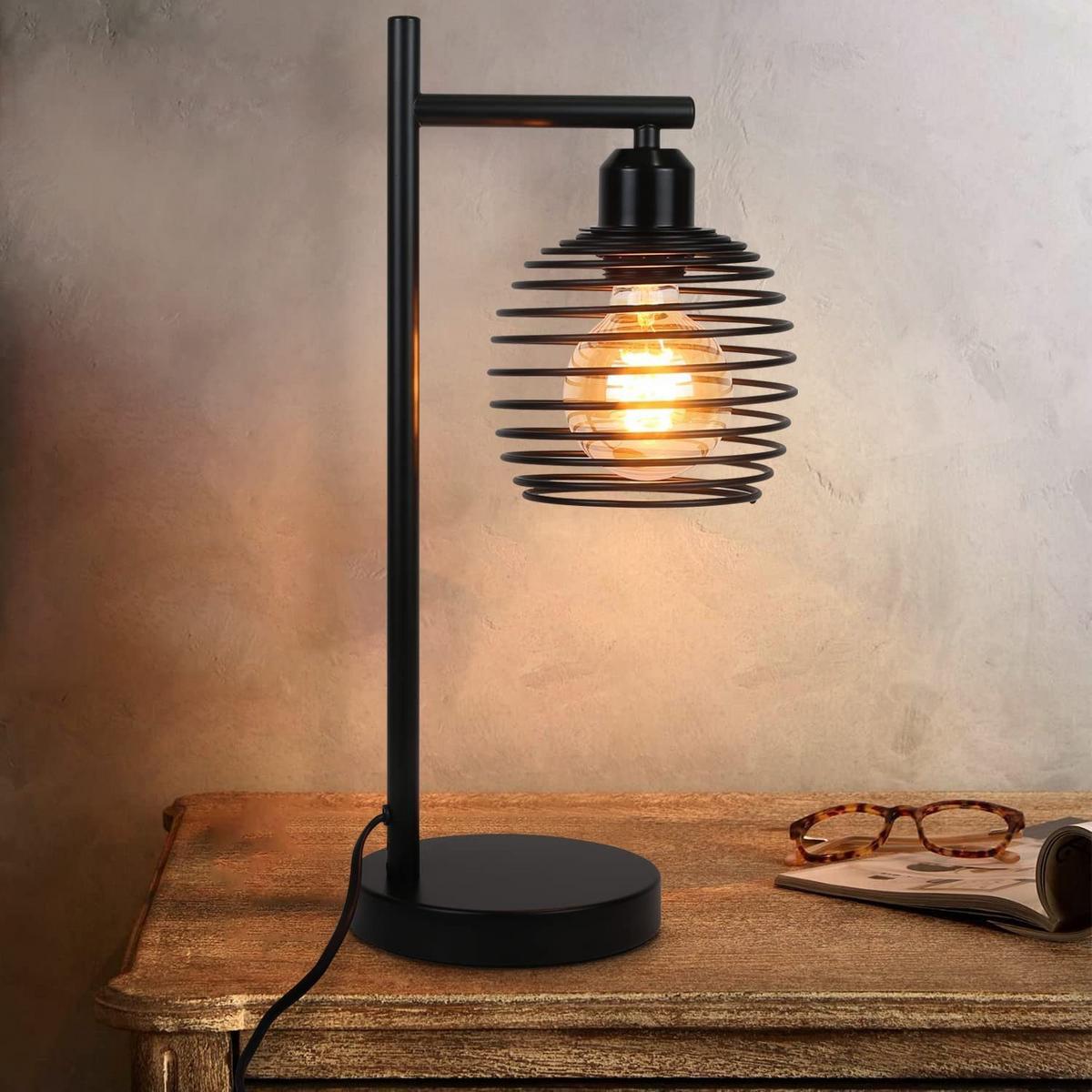 TISCHLAMPE Thaddeus 15/20/42.6 cm - Schwarz, Metall (15/20/42.6cm) - ZMH