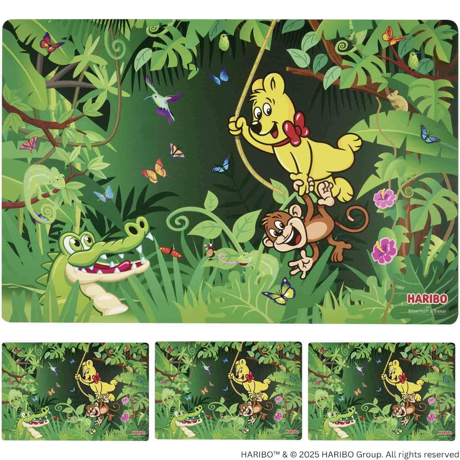 TISCHSETS Haribo Jungle grün 45 x 30 cm - Grün, Kunststoff (45/30/2cm) - Ritzenhoff Breker