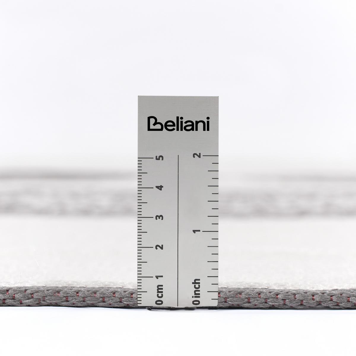 OUTDOORTEPPICH Grau 160/230 cm Nellore - Dunkelgrau/Beige, Kunststoff (160/230cm) - Beliani