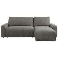 ECKSOFA ARGOS Grau Struktur - Schwarz/Grau, Kunststoff/Textil (245/150cm) - MKS