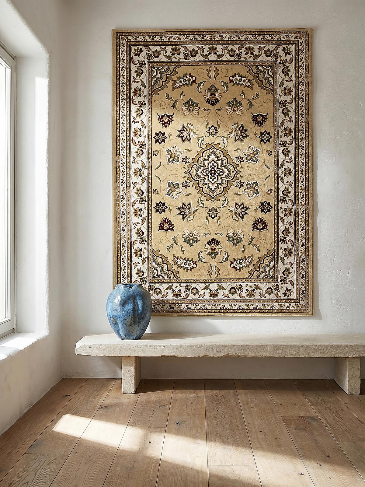 TEPPICH GLAZERT, klassisch-floral, Braun, 160 x 230 cm - Braun, Textil (230/160cm) - KADIMA DESIGN
