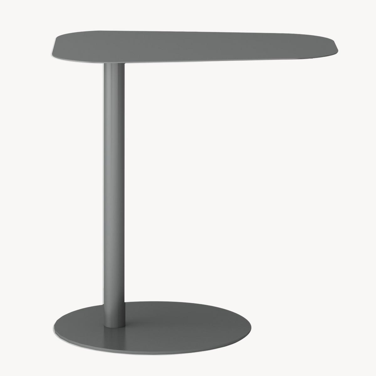 BEISTELLTISCH Nastätten - Grau, Metall (38/50/50cm) - [en.casa]