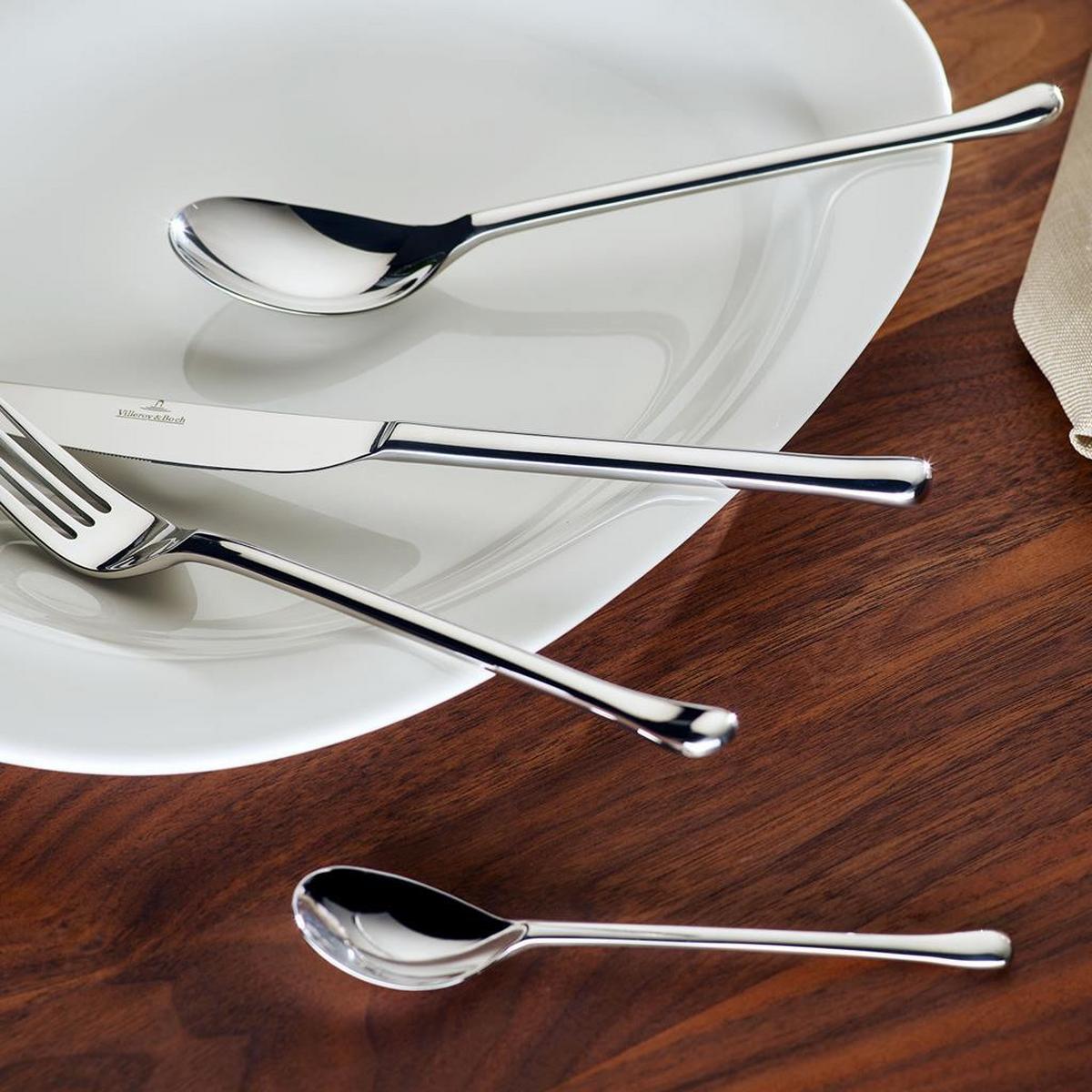 TAFELBESTECK Udine silber 144-tlg. - Silberfarben, Metall - Villeroy & Boch
