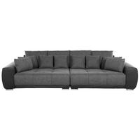 4-SITZER-SOFA Polsterbezug Dunkelgrau Torpo - Dunkelgrau, Textil (308/84/136cm) - Beliani