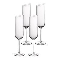 SEKTGLÄSER NewMoon transparent 170 ml 4er Set - Transparent, Glas (0.17L) - Villeroy & Boch