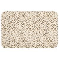 BADEMATTE Leopard - Klassisch - Beige 60x40 cm - Hellbraun, Textil (60/40cm) - OnlyWow