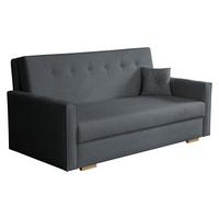 SCHLAFSOFA Viva Sonic IV - Dunkelgrau/Schwarz, Holz/Textil (173/85/100cm) - MIRJAN24