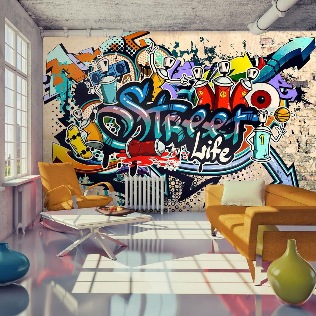 VLIESTAPETE 100/70 cm - Multicolor, Textil (100/1cm) - KUNSTLOFT