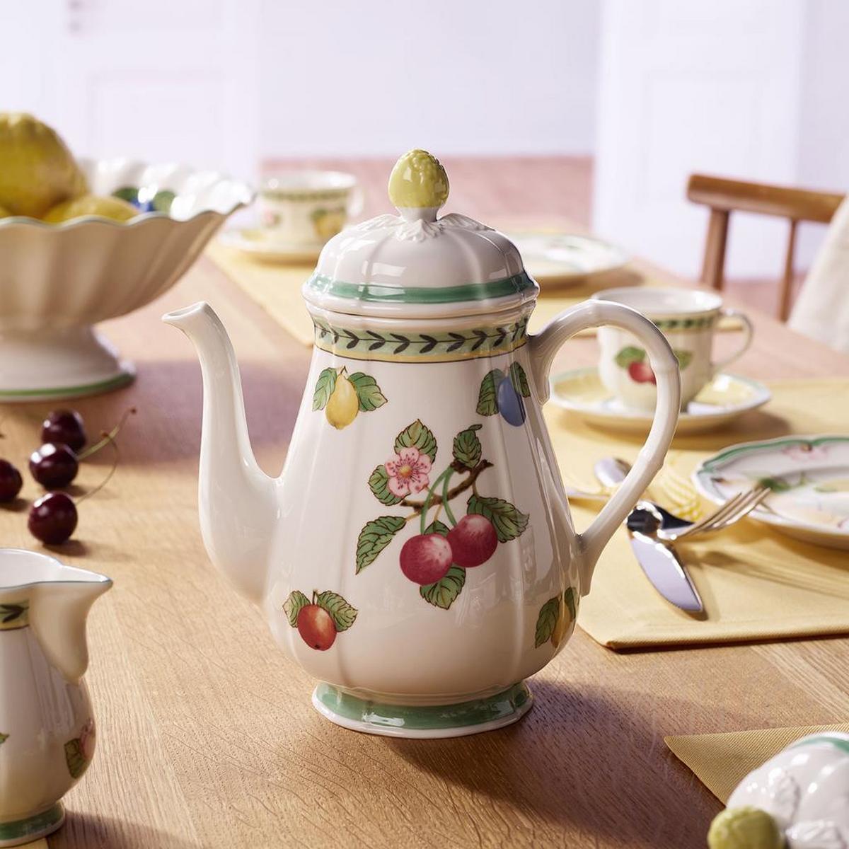 KAFFEEKANNE French Garden Fleurence bunt 1,1 l - Multicolor, Keramik (1.1L) - Villeroy & Boch
