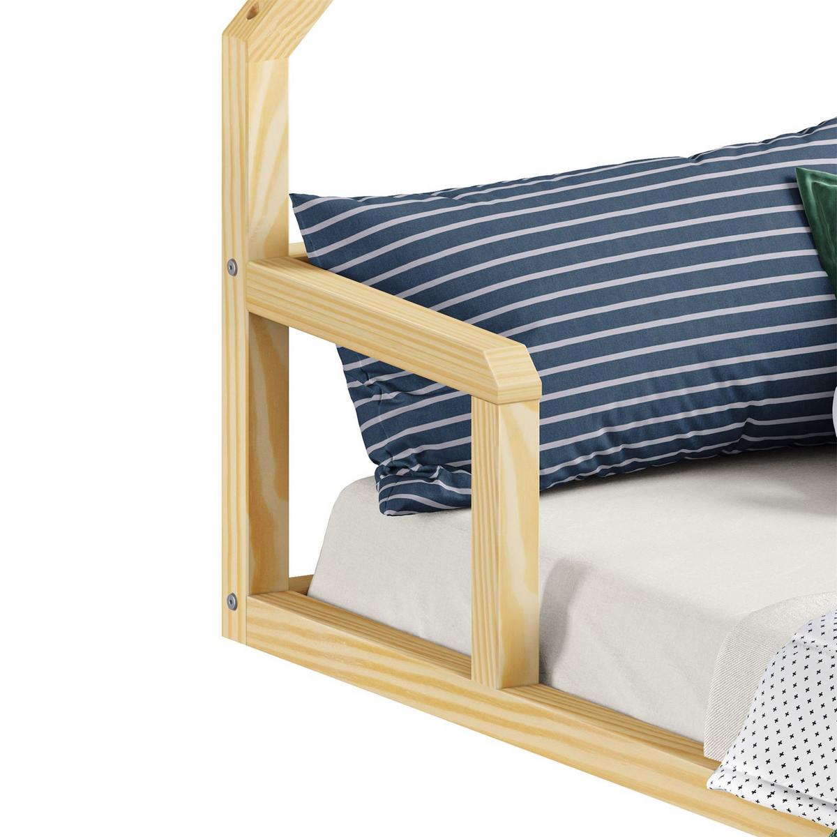 BODENBETT ELOA 90x200 cm natur - Naturfarben, Holz - IDIMEX
