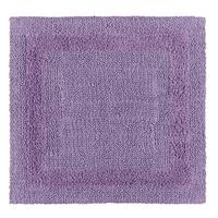 DUSCHVORLEGER 50/50 cm, 100% Baumwolle, wendbar - Flieder, Textil (50/50cm) - Homescapes