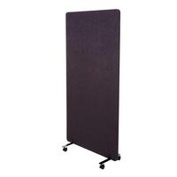 AKUSTIK-TRENNWAND Dunkelbraun - Dunkelbraun, Textil (80/167/39cm) - MCW