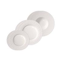 TELLER-SET Manufacture Ice weiß 6-tlg. - Weiß, Keramik (2/2/2cm) - Villeroy & Boch