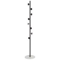 GARDEROBENSTÄNDER Metall schwarz/weiß 170 cm Notus - Schwarz/Weiß, Metall (32/170/32cm) - Beliani