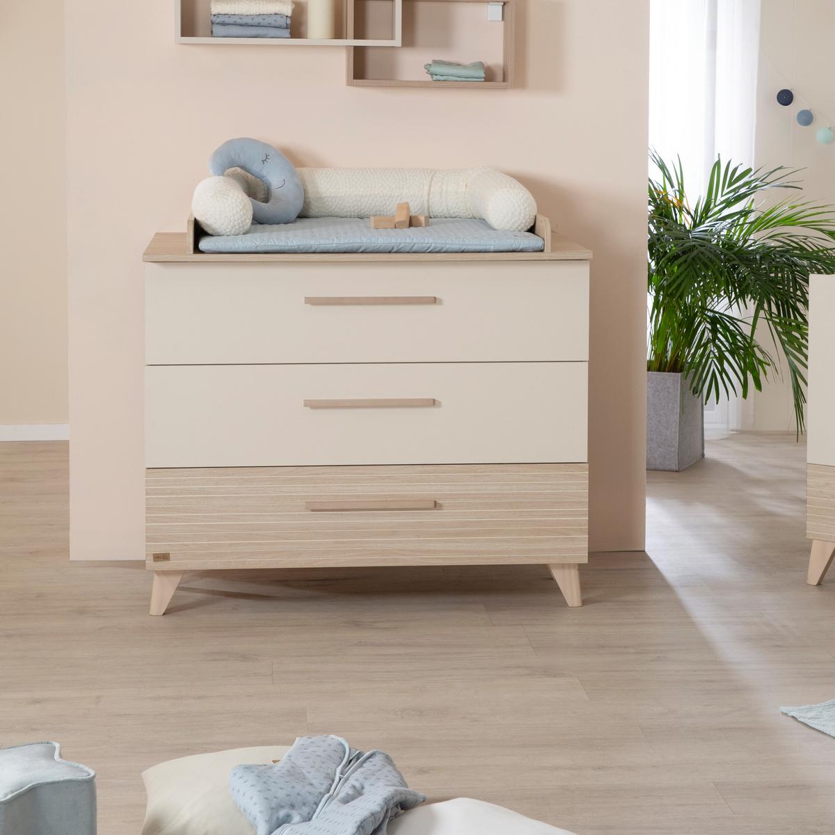 WICKELKOMMODE Sidney - Kaschmir, Holz/Holzwerkstoff (110/98/75cm) - Roba