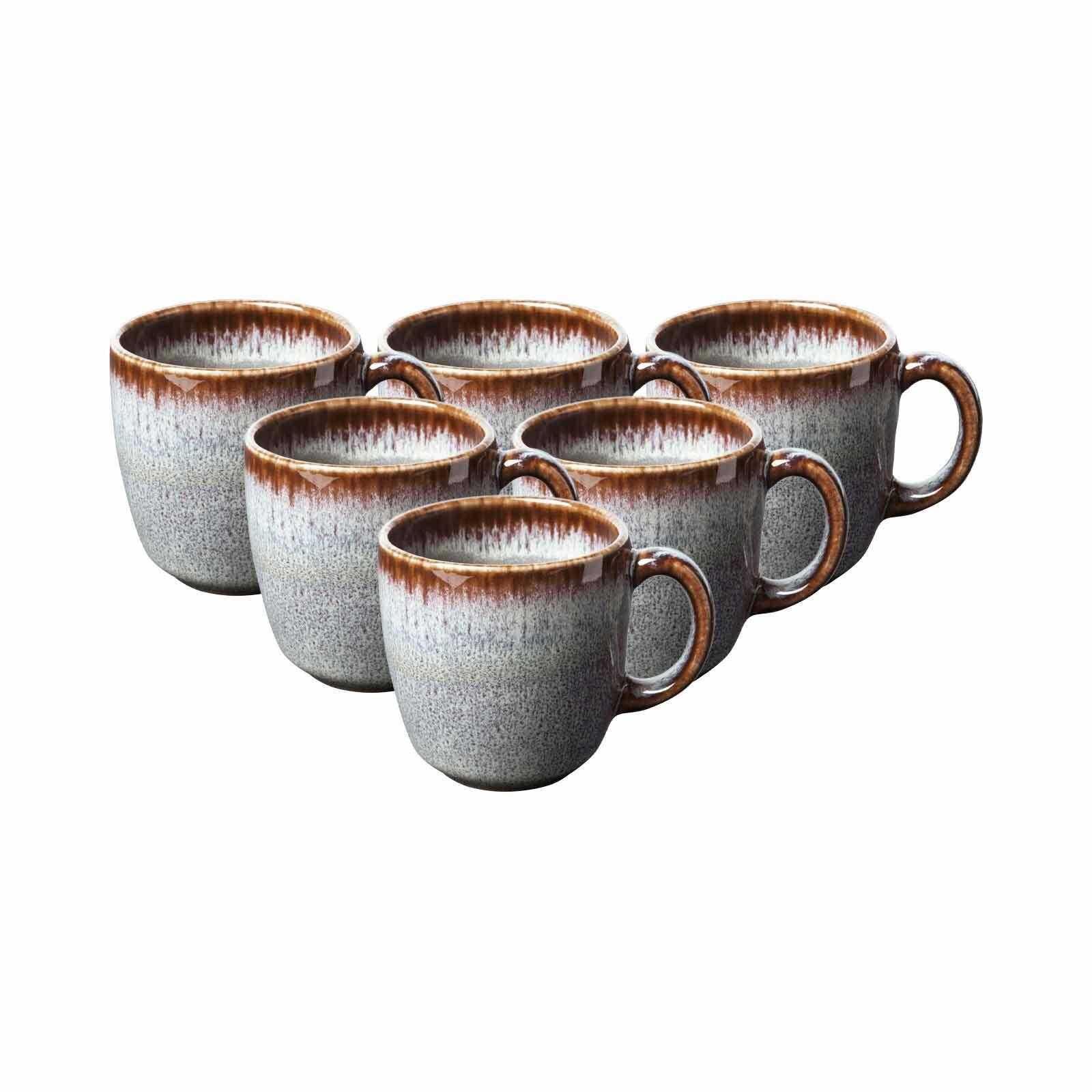 KAFFEETASSEN Lave Beige 190 ml 6er Set - Beige, Keramik (0.19L) - like.Villeroy & Boch