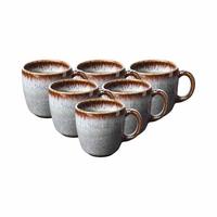 KAFFEETASSEN Lave Beige 190 ml 6er Set - Beige, Keramik (0.19L) - like.Villeroy & Boch