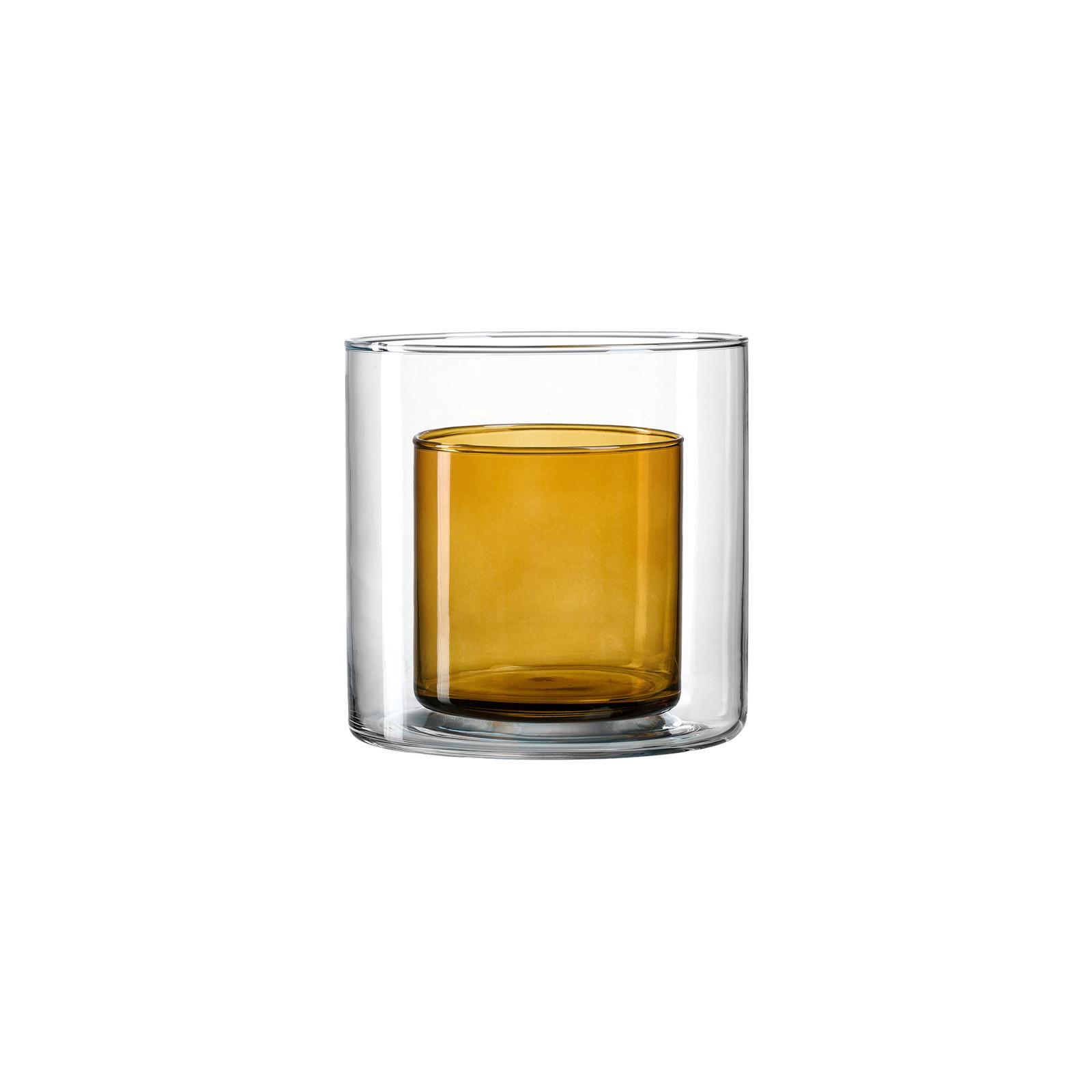 WINDLICHT Duo 16 cm - Braun, Glas (16/16/16cm) - Ritzenhoff Breker