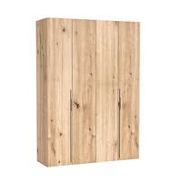 DREHTÜRENSCHRANK ANCONA 170/240/58cm 4-türig Eiche Artisan - Eiche Artisan, Holzwerkstoff (170/240/58cm) - MASSENO