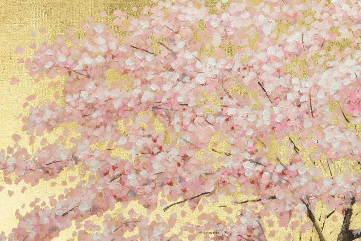 ÖLGEMÄLDE 120/60 cm - Pink/Braun, Holz/Textil (120/60cm) - KUNSTLOFT