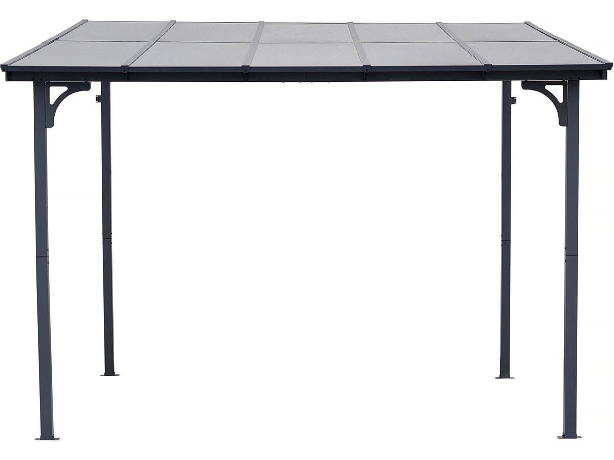 PARTYZELT UND PAVILLON marvin Grau - Grau, Metall (298/243/304cm) - Habitat Garten