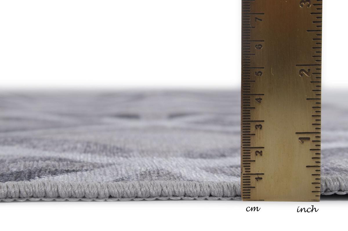 KURZFLORTEPPICH Serena 50x80 cm - Grau, Textil (50/80cm) - Gino Falcone
