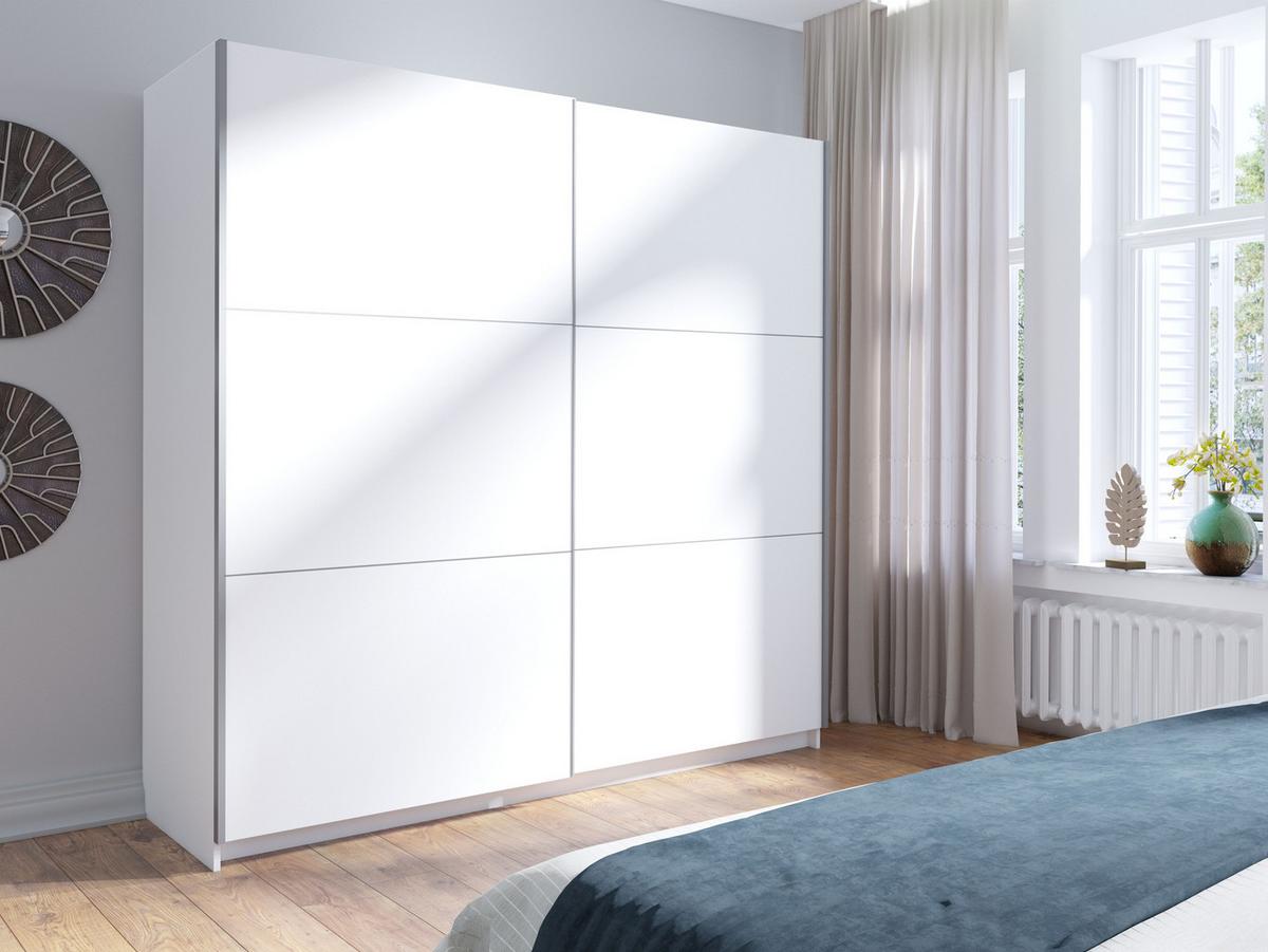 KLEIDERSCHRANK Weiß 151/207/58 - Weiß, Holzwerkstoff (151/207/58cm) - RAUMHIRSCH FURNITURE