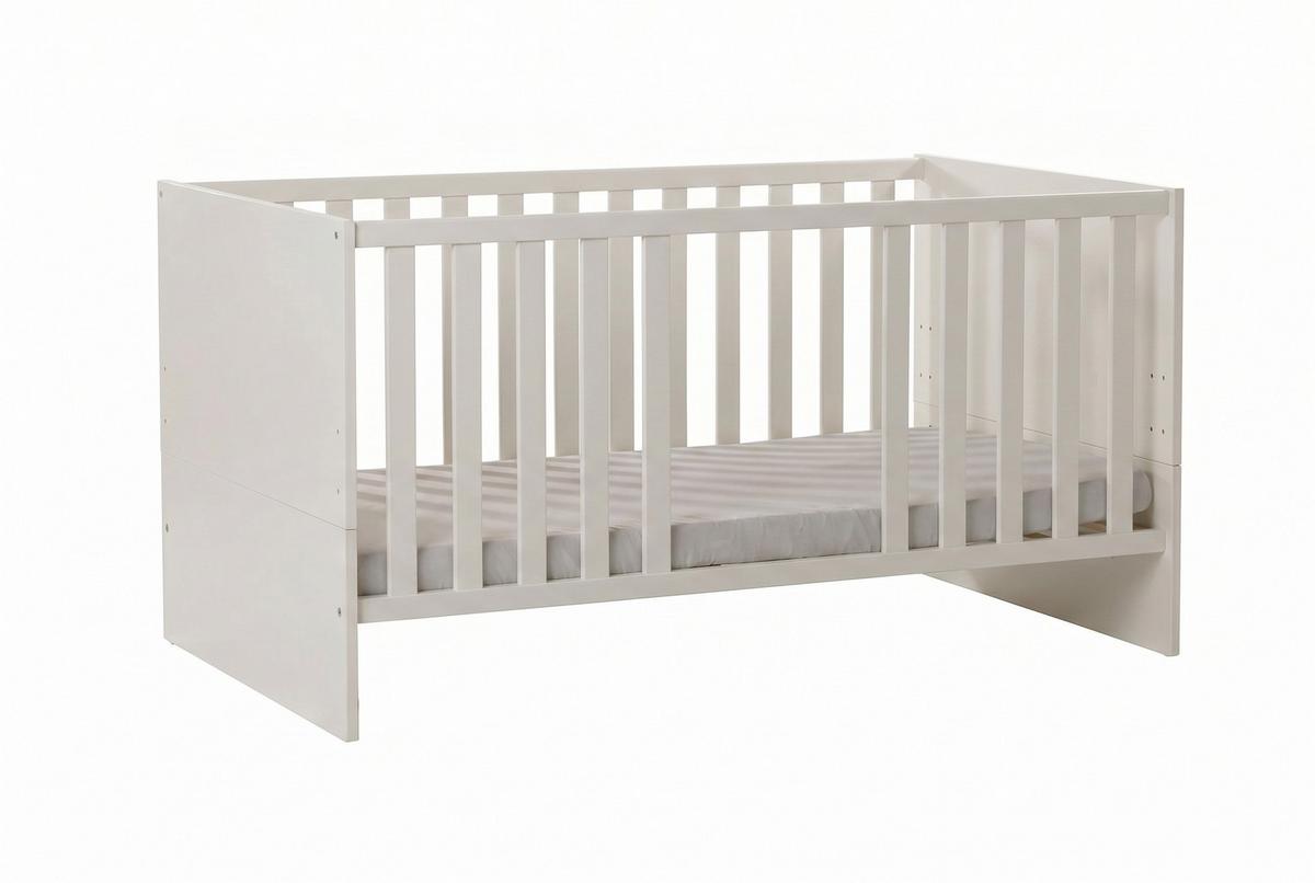 BABYBETT Essentials Premium Weiß - Weiß, Holz/Holzwerkstoff (70/140cm) - arthur berndt